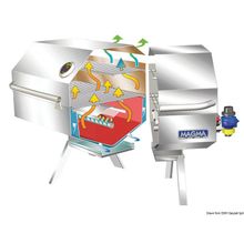 Osculati Гриль Catalina Infrared с инфракрасным нагревом, 48.511.06