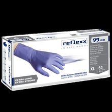 Перчатки Reflexx R99-L химостойкие одноразовые длинные 25 пар