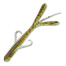 Приманка силиконовая Hog Impact 4", #401 Green Pumpkin Chartreuse Keitech