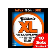 DADDARIO EXL110-10P 10 компл. струн для эл.гит.