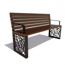 Садово-парковая скамейка «СЕВАСТОПОЛЬ» (2,5м)