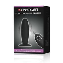 Baile Анальная пробка с вибрацией и пультом управления Remote Control Vibrating Plug - 11 см.