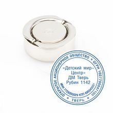 Печать д.45мм на металлической оснастке "ТЕХНО"  (с подушкой) OL-21 045 T"