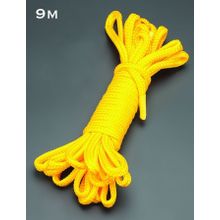 Желтая веревка для связывания - 9 м. Желтый