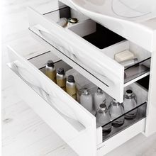 Aqwella Мебель для ванной Милан 100 подвесная, с ящиками