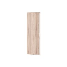 Алмаз. Любимый дом Марта Шкаф-окончание с гнутой дверью (левый Белый Дезира Эш М)