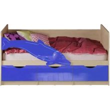 Миф Детская кровать Дельфин-1 МДФ 80х160