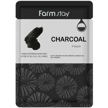 Farmstay Sheet Charcoal Visible Difference Mask 1 тканевая маска