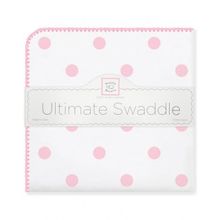 SwaddleDesigns Ultimate Big Dots розовая