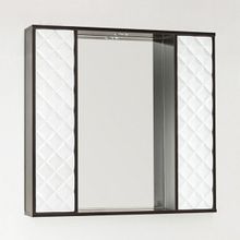 Зеркало-шкаф Style Line Агат 90 С белый, венге