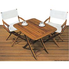 Osculati Foldable teak table 90x70 cm, 71.305.75