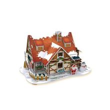 CubicFun Рождественский 3D пазл Cubic Fun P647h Кубик фан Рождественский домик 1 (с подсветкой) P647h