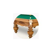 Эксклюзивный бильярдный стол Цезарь. В стоимость включены: сборка стола, доставка, светильник, комплект аксессуаров для игры.