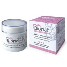 Биоритм Дневная увлажняющая эмульсия Biorlab для сухой и чувствительной кожи - 45 гр.