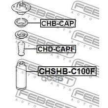 Пыльник Амортизатора | Перед Прав Лев | Chevrolet Captiva 2010- [Eu] Febest арт. CHSHBC100F
