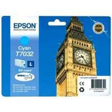 Картридж для EPSON T7032 (голубой) совместимый