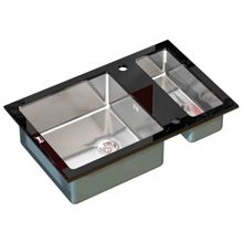 Мойка Zorg INOX GL-8051-2 BLACK 800*510