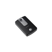 Sony VAIO SMU-WM10 оптическая беспроводная мышь: длительность работы от одного комплекта батарей: 2,5 мес., дальность: 1 метр, интерфейс приемника: USB, черная