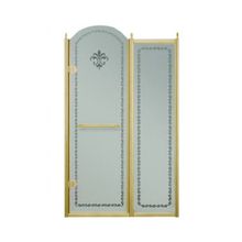 Душевая Дверь В Нишу 120 См, Профиль Золото, Левая, Cezares Retro-B-11-120-Pp-G-L