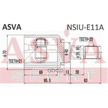 Шрус Внутренний ASVA арт. NSIUE11A