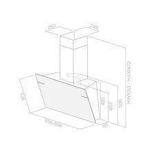 Elica Вытяжка Elica L ESSENZA WH A 60