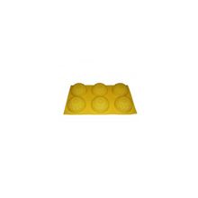 Форма для выпечки 30х17х3,5см золотой шар силиконовая[93-si-fo-28]