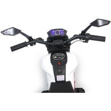 Детский электромотоцикл Harley Davidson - DLS01-WHITE-RED