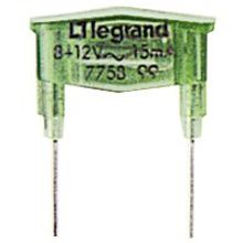 Лампа 220 В~ - 15 мA - зелёная - Galea Life - для подсветки механизмов Кат. № 7 759 03, 7 759 18 и 7 759 01 | код 775899 | Legrand