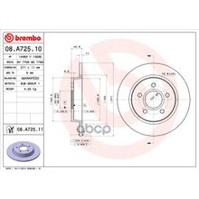 Диск Тормозной Standard | Зад | Brembo арт. 08A72510