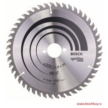 Bosch Пильный диск Bosch Optiline Wood 200х30 мм 48WZ (2608640620 , 2.608.640.620)