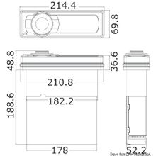 Osculati Additional cable for external unit 3.5 mm, 29.547.04