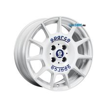 SPARCO TERRA 7x16 5x100 ET35 DIA63.3 White B.L.