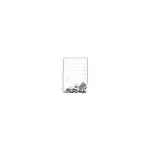 Прозрачный резиновый штамп Листок для записи рецептов 1, 6,3х8,9см, Scrapbookshop