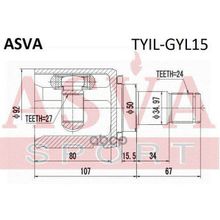 Шрус Внутренний (Oem-Исполнение) | Лев | Toyota  Lexus  Rx350 Gyl15 2008< 27*50*24 Мм ASVA арт. TYILGYL15