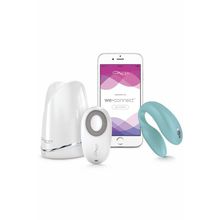 We-vibe Голубой вибромассажер для пар We-Vibe Sync Aqua на радиоуправлении (голубой)