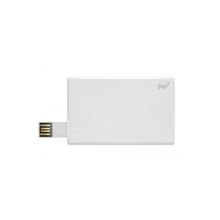 PQI 8GB USB накопитель i512 PQI пластиковая визитка белая, выдв. USB-разъем NEW!