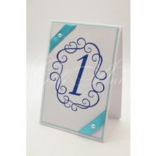 Карточка односторонняя с подложкой Gilliann Table Numbers NUM015