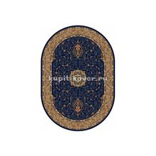 Российский ковер BUHARA d034_navy_oval, 1 x 4