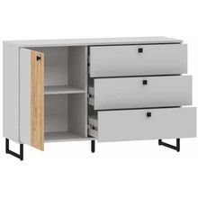 Сильва Бруно гостиная комплектация 2 Серый камень Дуб Крафт золотой