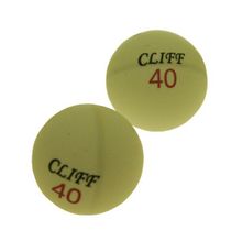 Шарик для настольного тенниса Cliff 40мм Белый