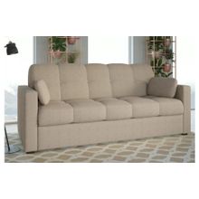 Смарт Диван прямой Парма Бежевая рогожка Аккордеон