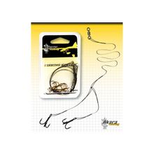 AKARA Снасточка Akara мод. B 40см 1х7-15кг 2 тройника №4