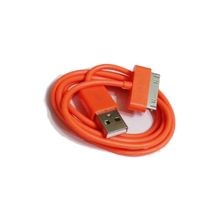 noname USB дата-кабель для iPad iPod iPhone оранжевый