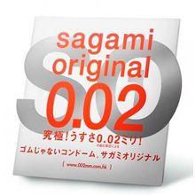 Ультратонкий презерватив Sagami Original - 1 шт. прозрачный
