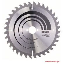 Bosch Пильный диск Bosch Optiline Wood 230х30 мм 36WZ (2608640628 , 2.608.640.628)