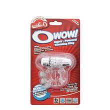 Прозрачное эрекционное виброкольцо OWOW CLEAR (64915)