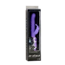 NMC Фиолетовый вибратор с клиторальной стимуляцией INSTYLE DUO VIBRATOR 5.5INCH - 14 см. (фиолетовый)