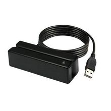 MSR213U-33, считыватель магнитных карт, 1&amp;2&amp;3 дорожки, USB-HID, черный
