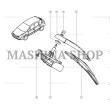 Щетка стеклоочистителя задняя Megane 2