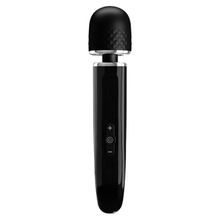 Черный вибратор-жезл Charming Massager Plus - 29 см. (246763)